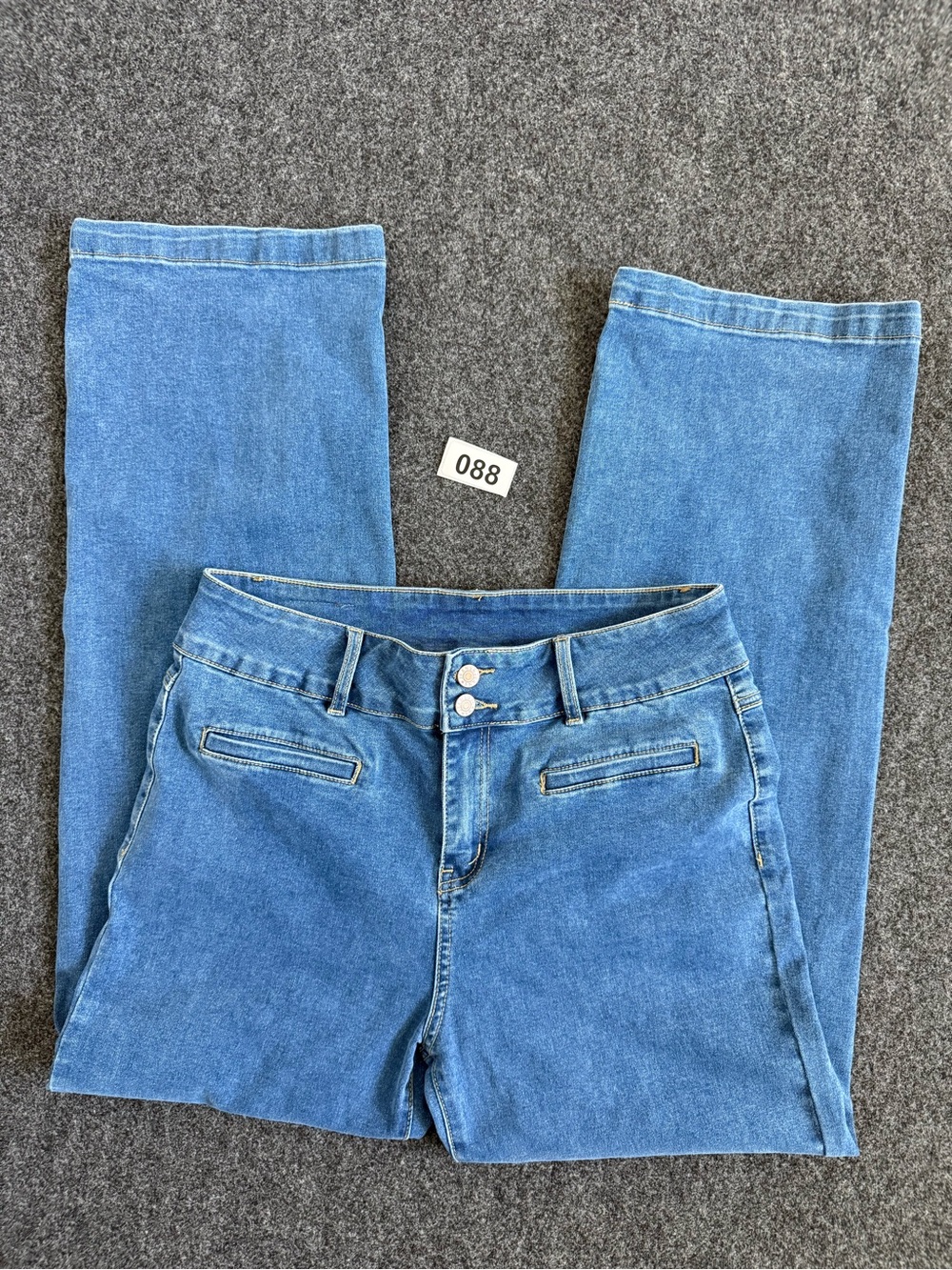 Sidefeel Jeans Women’s High Waisted Wide Leg Size 12